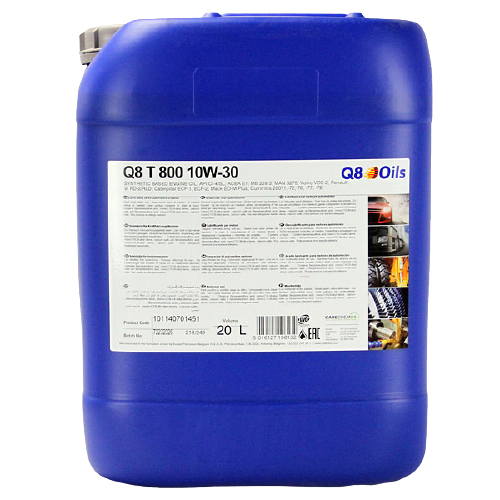 Моторное масло Q8 T 800 10W-30, 20л